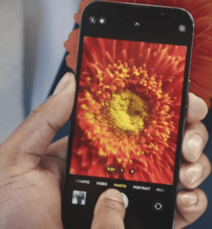 tryb makro w iphone 13 pro