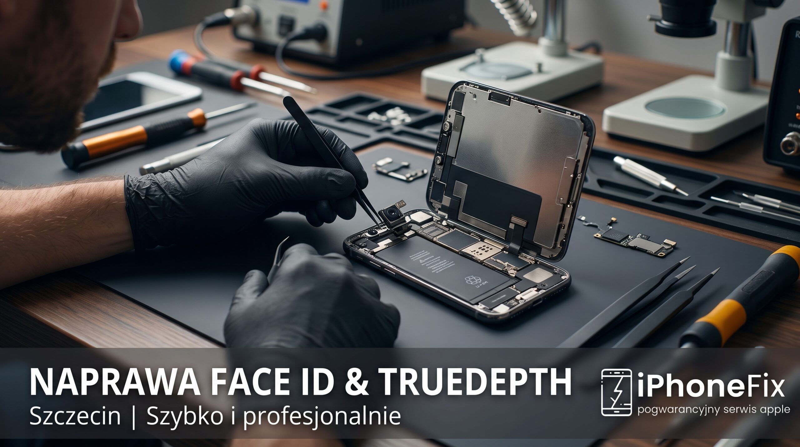 Naprawa Face ID w iPhone Szczecin – serwis iPhoneFix