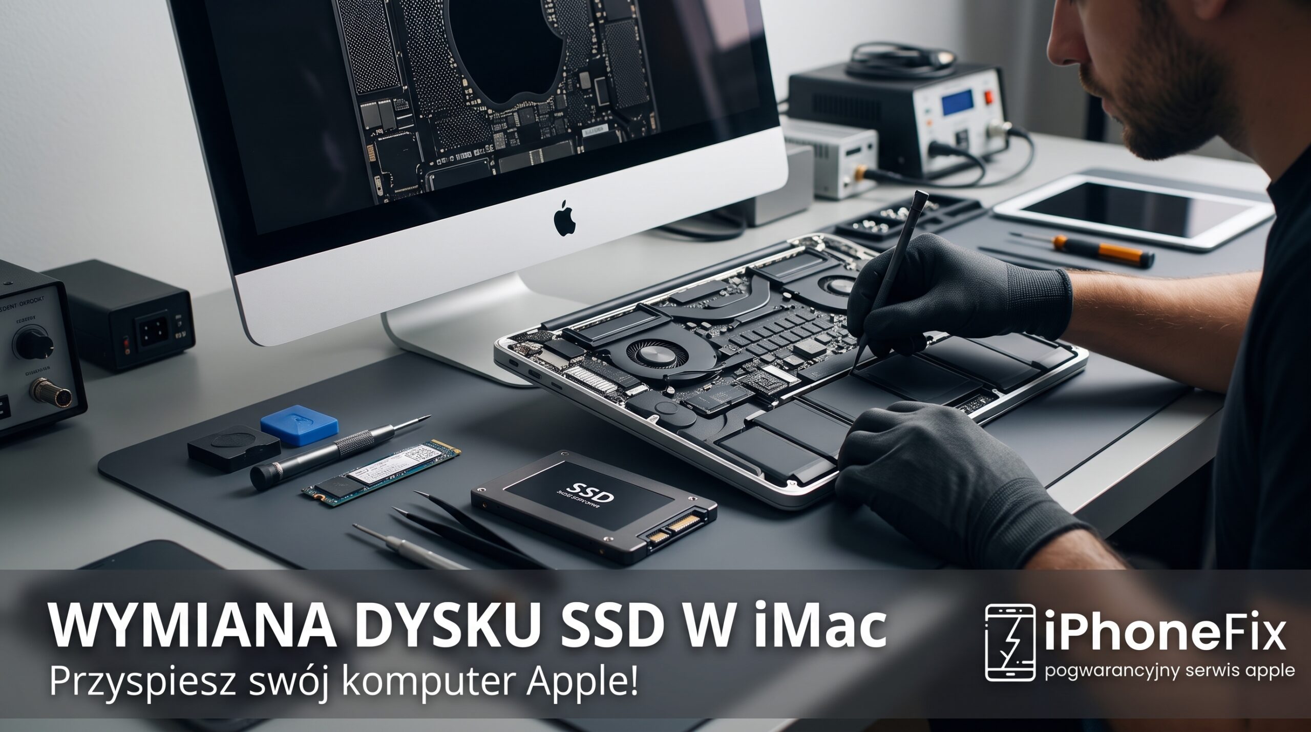 wymiana dysku na ssd w komputerach Apple iMac
