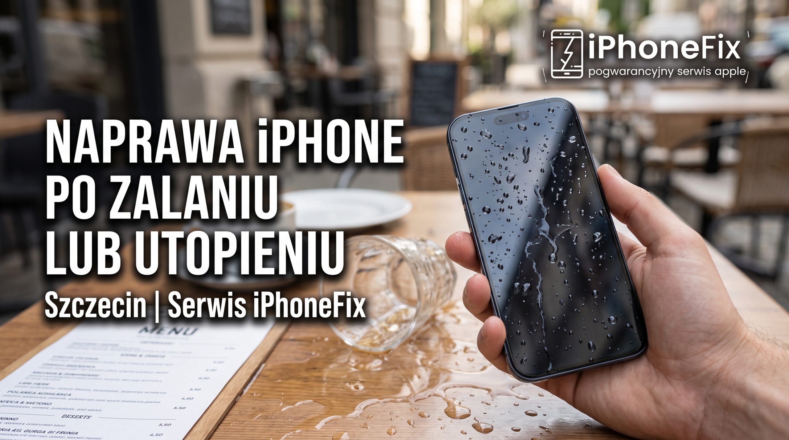 zalany iphone naprawa czyszczenie po zalaniu szczecin