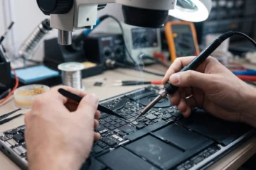 Naprawa płyty głównej MacBook